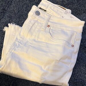American Eagle Outfitters High Rise White Jeans